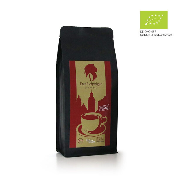 Espresso-Blend "Der Leipziger" (bio), 250g, ganze Bohne